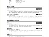 Sample Resume format for Freshers Pdf Free Download Fresher Cv format Free Download