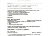 Sample Resume format for Freshers Pdf Free Download Resume Template for Fresher – 10 Free Word Excel Pdf