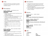 Sample Resume format for Marketing Manager Resume Examples by Real People Marketing Manager Resume