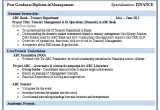 Sample Resume format for Mba Finance Freshers Over Cv and Resume Samples with Free Download