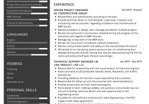 Sample Resume format for Mechanical Engineer Mechanical Engineer Resume Sample & Writing Tips 2020