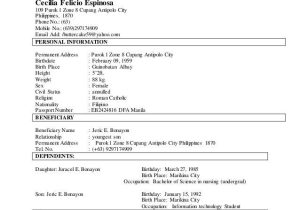 Sample Resume format for Nurses In the Philippines 25 Fresh Philippines Resume Sample