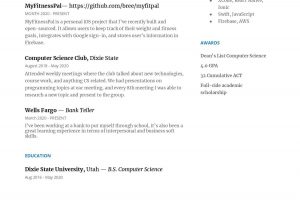 Sample Resume Fresher Computer Science Graduate 6 Computer Science Resume Examples for 2021 by Lane Wagner …