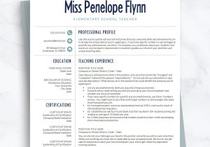 Sample Resume From Preschool Teacher to Business Elementary Teacher Resume Template for Word & Pages Preschool …