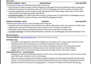 Sample Resume From Tesla software Developer How to Write A Killer software Engineering RÃ©sumÃ©