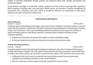 Sample Resume From Usa Job Builder Contractor and Construction Resume Samples Professional Resume …