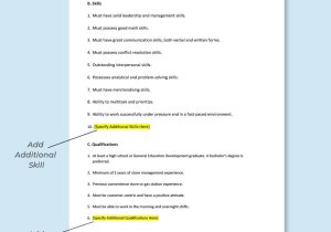 Sample Resume Gas Station Convenience Store Manager Free Free Gas Station Manager Job Ad and Description Template … Sample Resume Gas Station Convenience Store Manager Free Free Gas Station Manager Job Ad and Description Template …