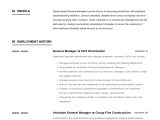 Sample Resume General Manager Construction Company General Manager Resume & Writing Guide 12 Examples Pdf 2022