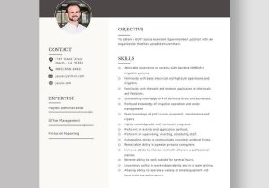 Sample Resume Golf Course assistant Superintendent Free Free Golf Course assistant Superintendent Resume Template …