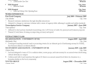 Sample Resume Graduate Nurse No Experience New Grad Nurse with No Experience – How to Stand Out? : R/resumes