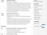 Sample Resume Graduate School Occupational therapy Occupational therapy Resumeâexamples (lancarrezekiq New Grads)