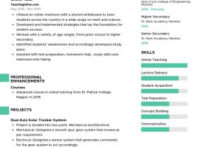 Sample Resume Home Tuition Pamphlet Examples Sample Resume Of Online Tutor with Template & Writing Guide …