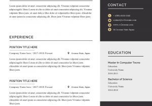 Sample Resume In Doc format Free Download Finance Manager Resume Template Word format (doc) Cv & Resume