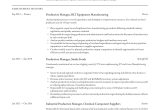 Sample Resume In Pharmaceutical Production Supervisor Production Manager Resume & Writing Guide  12 Templates 2020
