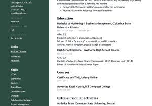 Sample Resume Internship Development International Center Intern Resume & Writing Guide   20 Examples 2022