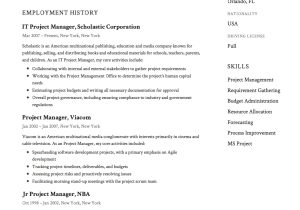 Sample Resume It Project Manager India 20 Project Manager Resumes & Full Guide Pdf & Word