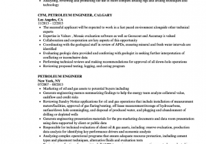 Sample Resume Mechanical Engineer Oil and Gas Gas Engineer Cv November 2020