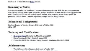 Sample Resume Nursing Student No Experience Nursing Student Resume Must Contains Relevant Skills, Experience …