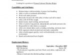 Sample Resume Objective for Kitchen Staff Resume for Kitchen Work