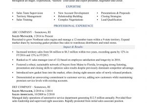 Sample Resume Objective for Sales Position Sales Manager Resume Sample Monster.com