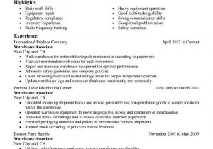 Sample Resume Objective for Warehouse Worker Good Addison Hudson Example Of Warehouse Worker Resume Objective …