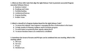 Sample Resume Objective Statement for Release Train Engineer Sample Test: SafeÂ® 4 Release Train Engineer: Continued Pdf …