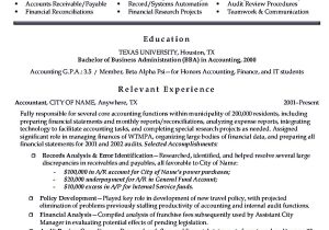 Sample Resume Objective Statements for Accounting Writing Accountant Resume Sample is Not that Complicated as How …