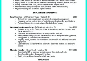 Sample Resume Objectives for Construction Worker Construction Laborer Resume is Designed for Those who Will Work On …