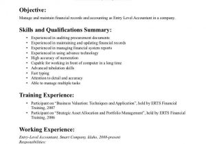 Sample Resume Objectives for Entry Level Accounting Entry Level Accounting Resume Examples Resume Examples, Job …