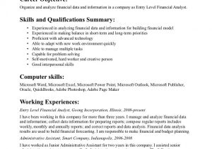 Sample Resume Objectives for Entry Level Accounting Entry Level Resume Examples October 2021