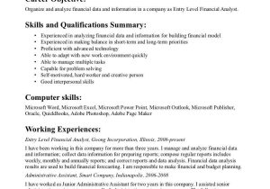 Sample Resume Objectives for Entry Level Finance Best 20 Objectives for A Resume Check More at Http://sktrnhorn.co …