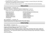 Sample Resume Objectives for Entry Level Management Entry-level Project Manager Resume for Engineers Monster.com