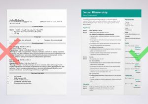 Sample Resume Objectives for Food Service Food Service Resume Examples [with Skills & Job Description]