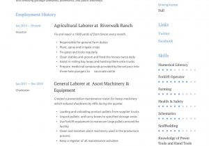 Sample Resume Objectives for General Labor General Laborer Resume & Writing Guide  12 Free Templates 2020