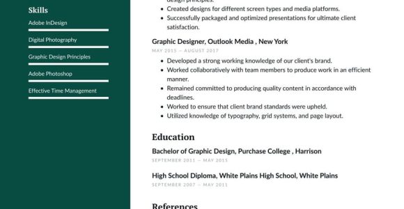 Sample Resume Objectives for Graphic Designer Graphic Designer Resume Examples & Writing Tips 2022 (free Guide)
