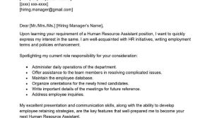 Sample Resume Objectives for Hr assistant Human Resource assistant Cover Letter Examples – Qwikresume