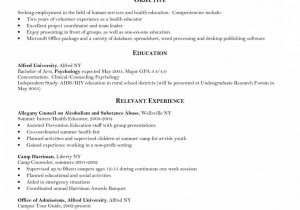 Sample Resume Objectives for Human Services Human Services Resume Objective Examples – Derel