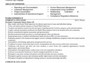 Sample Resume Objectives for Human Services Human Services Resume