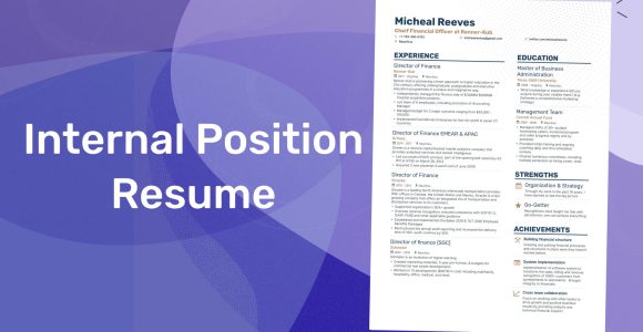 Sample Resume Objectives for Internal Position Resume for Internal Position â How to Make One