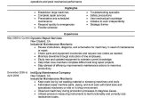Sample Resume Objectives for Maintenance Mechanic 7 Industrial Maintenance Resumes Ideas Resume Examples …