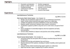 Sample Resume Objectives for Maintenance Mechanic Maintenance Supervisor Resume Objective October 2021