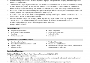 Sample Resume Objectives for Management Position Project Management Resume