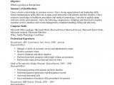 Sample Resume Objectives for Medical Receptionist Resume Objectives for Medical Receptionist, Receptionist Resume …