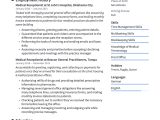 Sample Resume Objectives for Medical Secretary Medical Receptionist Resume & Guide 23 Samples