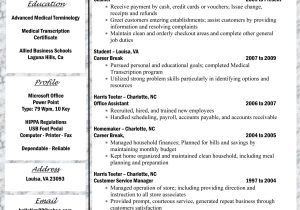 Sample Resume Objectives for Medical Transcriptionist Pin On Own My Own Business