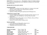 Sample Resume Objectives for On the Job Training Receptionist Resume Objective Sample Job Resume Samples Resume …