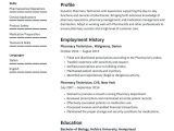 Sample Resume Objectives for Pharmacy Techs Pharmacy Technician Resume Examples & Writing Tips 2022 (free Guide)