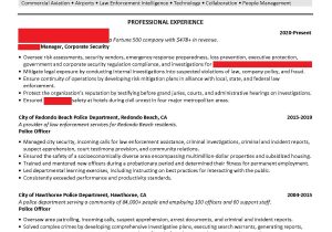 Sample Resume Objectives for Police Officer Resume & Linkedin Profile Example Law Enforcement/public Safety Sample Resume Objectives for Police Officer Resume & Linkedin Profile Example Law Enforcement/public Safety