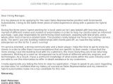 Sample Resume Objectives for Sales Representative Sales Representative Cover Letter Examples, Samples & Templates …