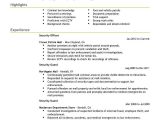 Sample Resume Objectives for Security Officer Security Guard Cv Objective October 2021